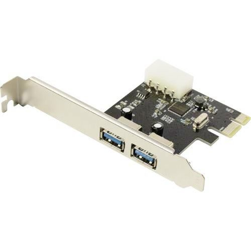 Сетевой контроллер, USB3.0 KS-is KS-576-L1 PCI-Express на 2 USB Af внешних чипсет ASMedia ASM1042 #1