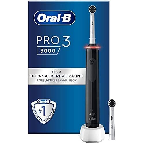 Oral-B Электрическая зубная щетка Pro 3 3000 Electric Toothbrush with 2 Brushes, 3D Technology  #1