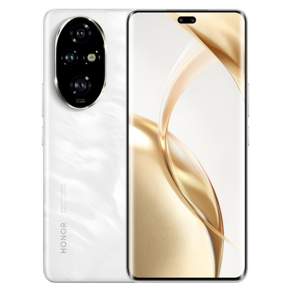 Honor Смартфон HONOR 200 Pro Ростест (EAC) 12/512 ГБ, серебристый #1