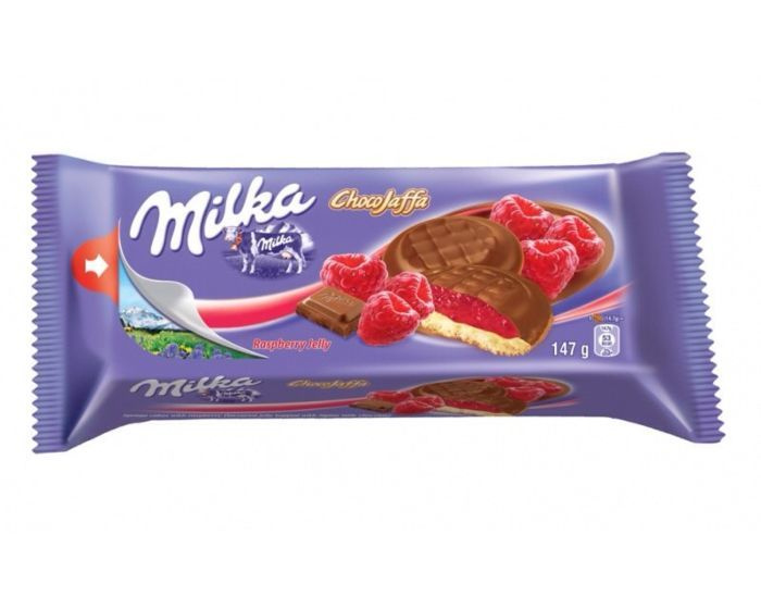 Choco Jaffa Raspberry Шоколадное Печенье Milka Choco Jaffa Raspberry 147гр купить на OZON по ...