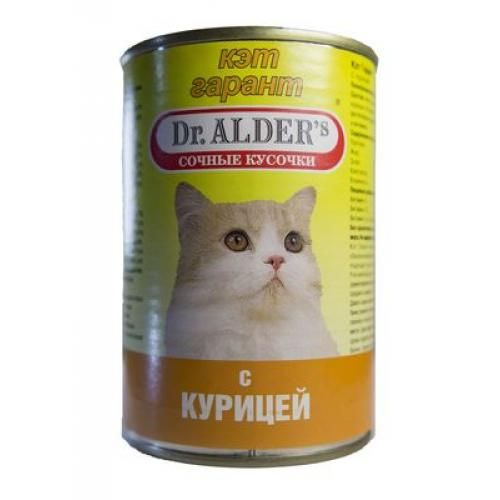 Dr. Alders Консервы для кошек, Курица, 415 г #1