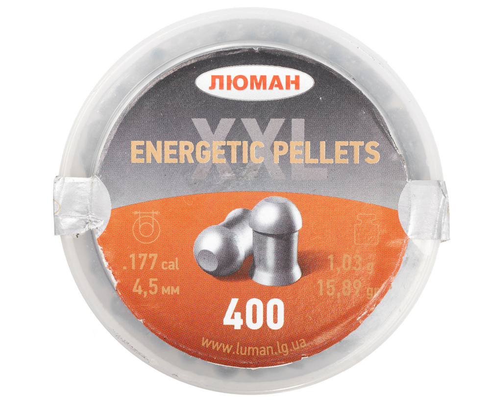 Пули пневматические Люман Energetic Pellets XXL 4.5 мм (400 шт, 1.03 грамм)  #1