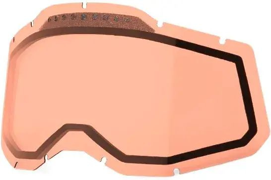 Линза для мотоочков 100% RC2/AC2/ST2 Replacement Lens Vented Dual Pane Rose, 2023 #1