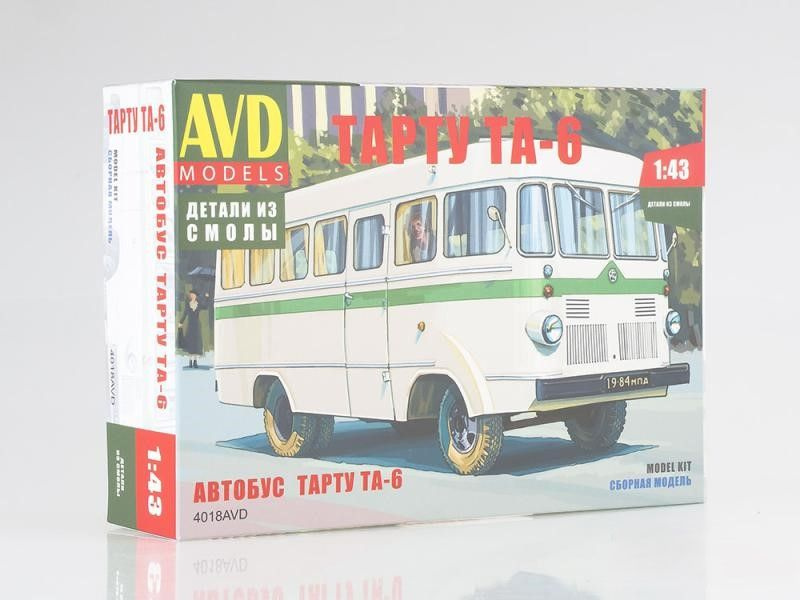 Сборная модель AVD MODELS Автобус Тарту ТА-6 #1