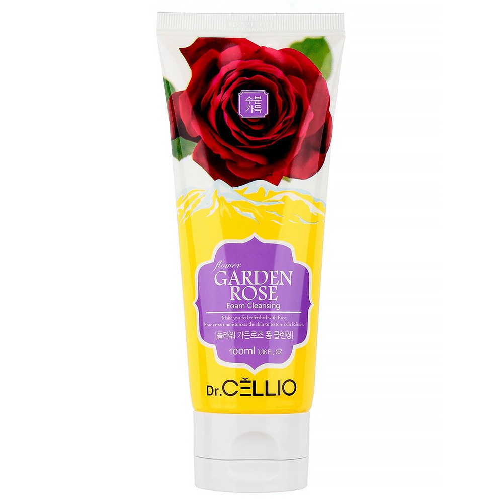 Пенка для умывания с экстрактом розы Dr. Cellio G70 Flower Garden Rose Foam Cleansing, 100 мл  #1