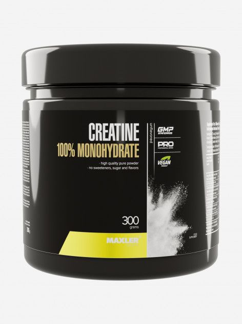 МАКСЛЕР Креатин моногидрат / MAXLER Creatine 300 гр Черный 300 гр ...