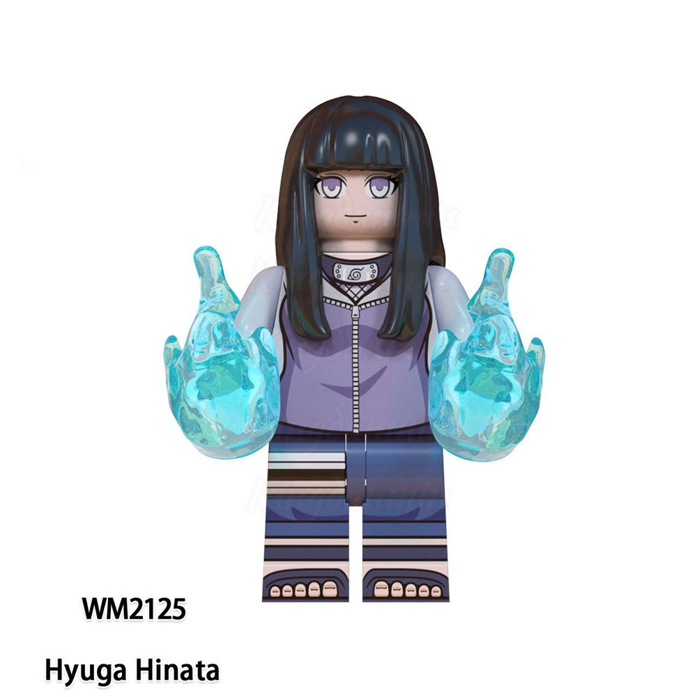 фигурок Конструктор Миницигулы , аниме Наруто (Naruto)(4.5см, пакет)-Hyuga Hinata-WM2125  #1