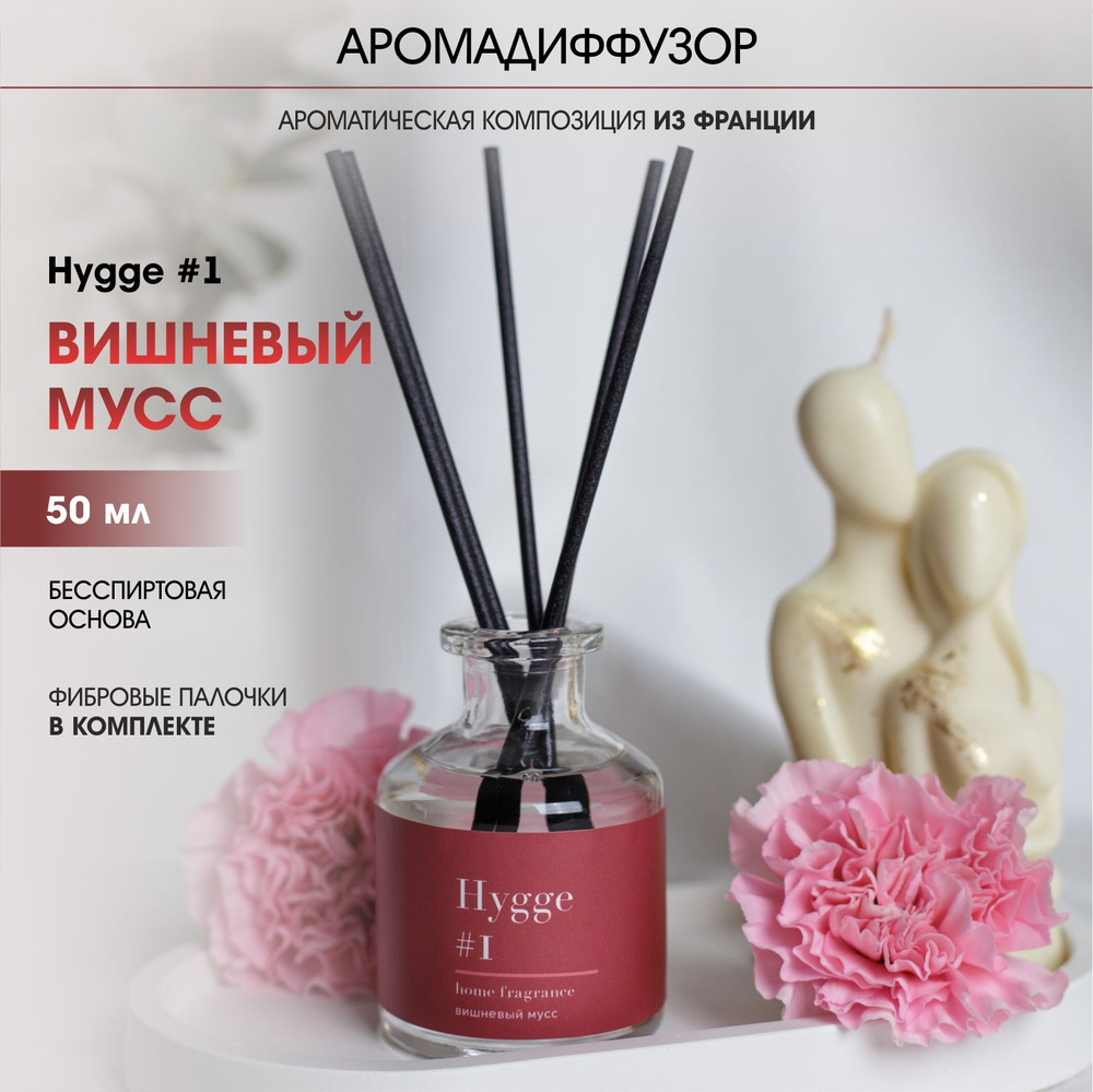 Аромадиффузор Arida Home, 50 мл, Hygge 1 Вишневый мусс #1