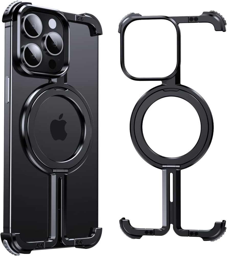 Подходит для iPhone 14 Pro max с подставкой, минималистский и стильный ...