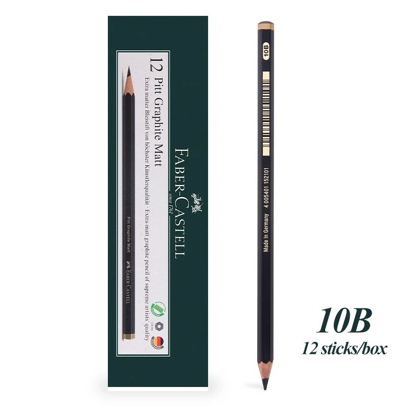 Faber-Castell Карандаш, твердость: 10B (10 Мягкий), 12 шт. #1