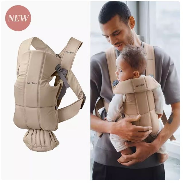 BabyBjorn Эрго-рюкзак Mini Cotton, цвет: пыльно-розовый #1