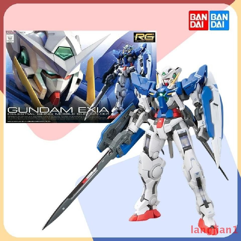 Оригинальный Gundam Exia-RG GN-001-RG OO HG 1/144 Bandai Мобильный Костюм Гандам Сборная Модель  #1