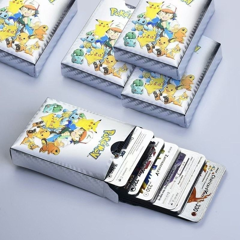 Pokemon 55pcs штук карточек покемонов из коллекции Пикачу #1