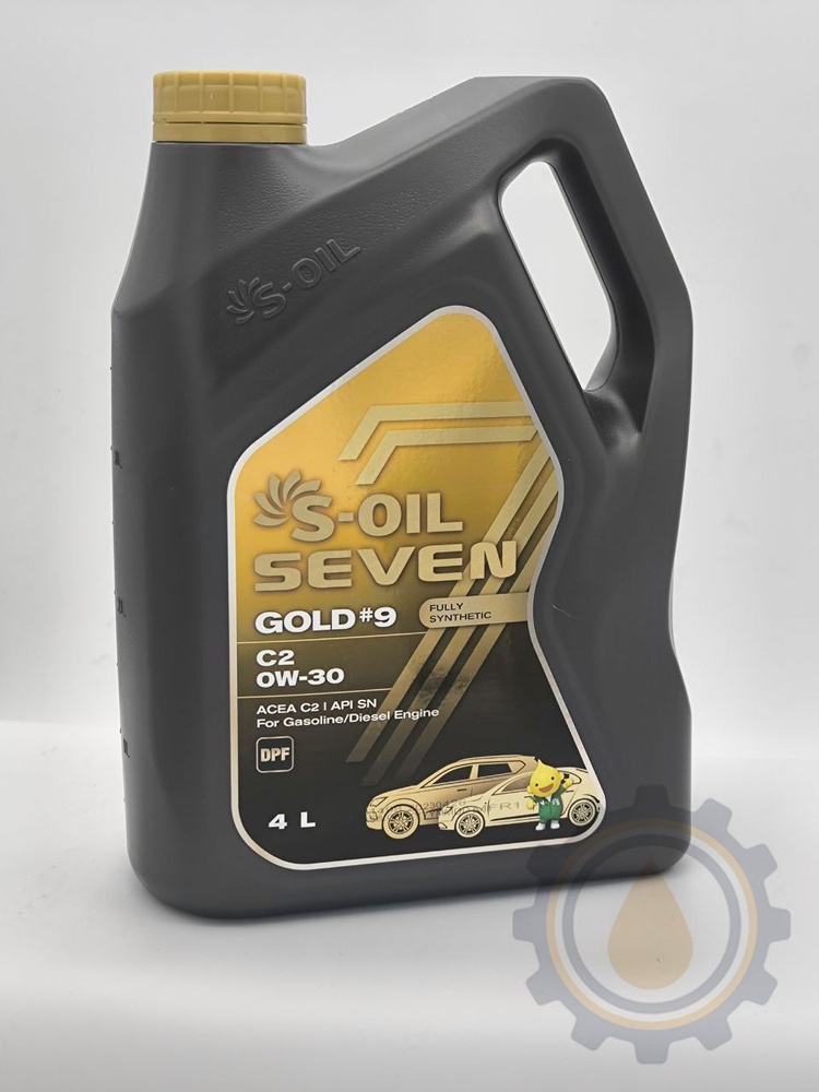 Масло моторное S-OIL SEVEN GOLD #9 C2 0W-30 Синтетическое 4 л E108629 ...