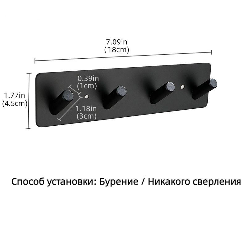 LONGYUEYC Крючок для ванной 1 крюч. #1