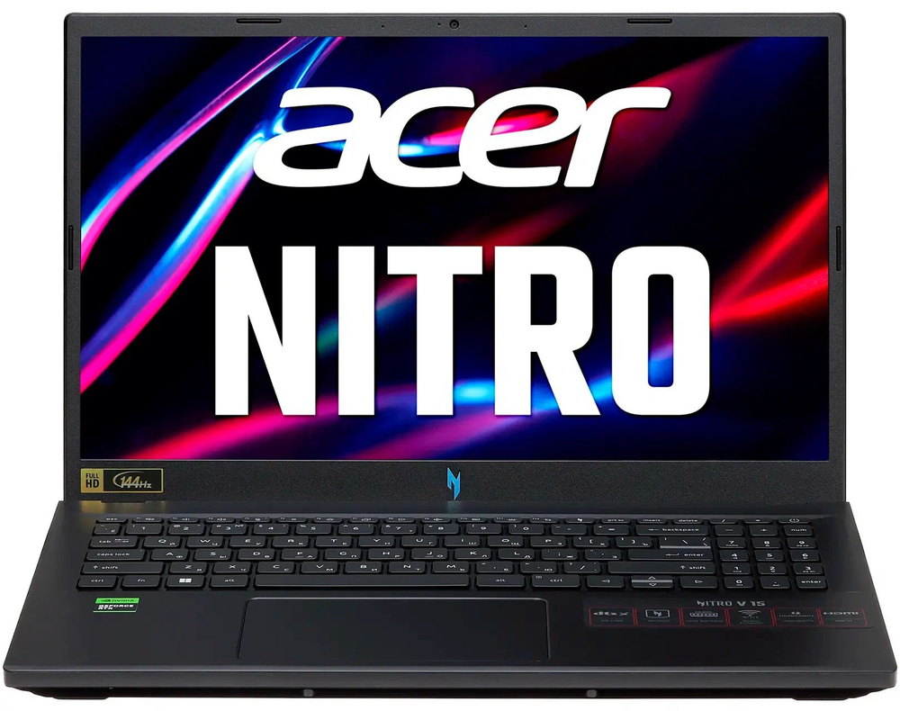 Acer Nitro V15 AMD Игровой ноутбук 15.6", AMD Ryzen 5 7535HS, RAM 16 ГБ, SSD 1024 ГБ, NVIDIA GeForce #1