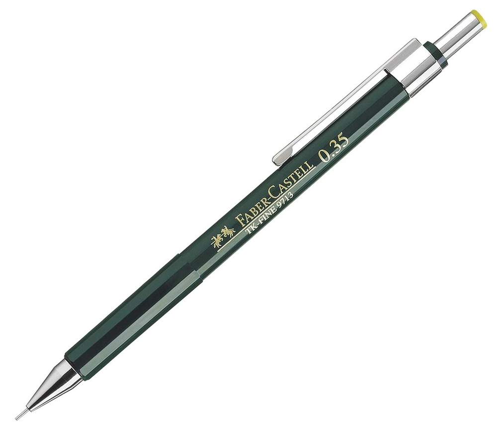 Механический карандаш FABER-CASTELL TK-FINE 9713 0.35 мм темно-зеленый корпус  #1