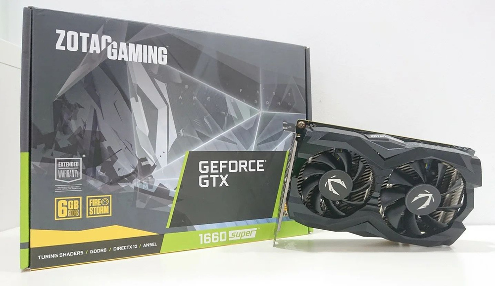 ZOTAC Видеокарта GeForce GTX 1660 SUPER 6 ГБ (ZT-T16620F-10L)