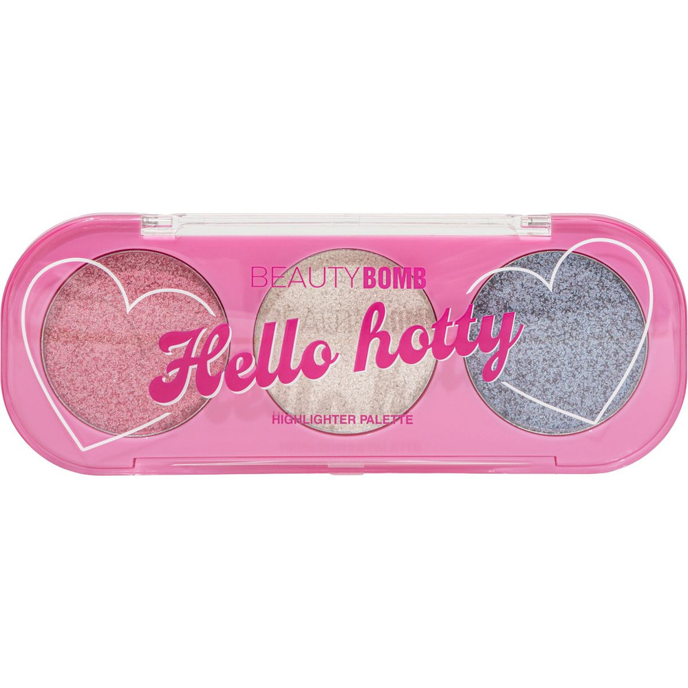 Beauty Bomb Палетка хайлайтеров Hello Hoty тон 01, 5,4 г #1