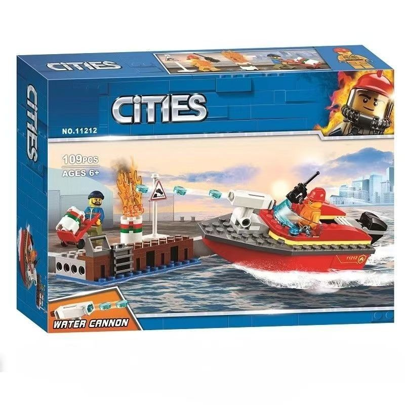 Конструктор LEGO City 60213 Пожар в порту #1