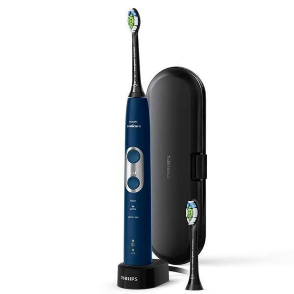 Philips Электрическая зубная щетка Электрическая зубная щетка Philips Sonicare HX6871, темно-синий  #1