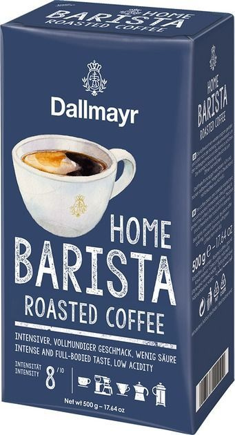 Кофе жареный молотый DALLMAYR Home Barista, 500 г. #1