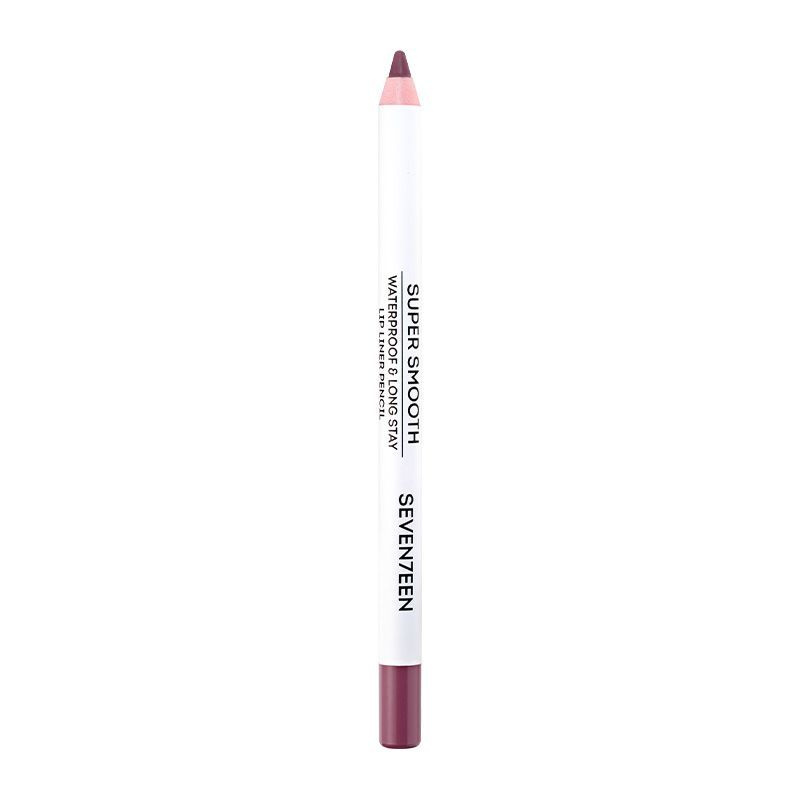 Seventeen Карандаш для губ водостойкий с витамином Е Super Smooth Waterproof Lip Liner, 15 кроваво красный, #1