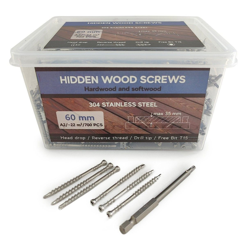 WOOD SCREWS Саморез 4.1 x 60 мм #1