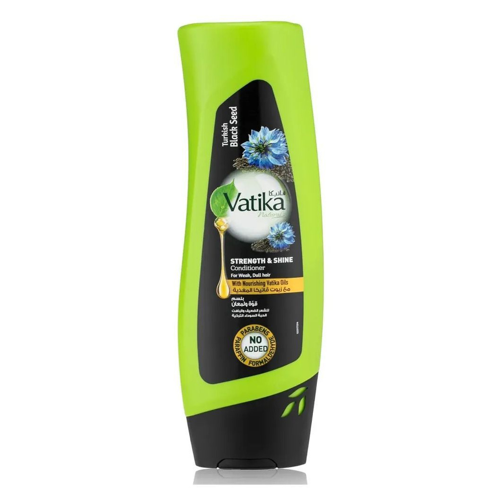 Кондиционер для волос Dabur Vatika Turkish Black Seed, сила и сияние для ослабленных и тусклых волос, #1