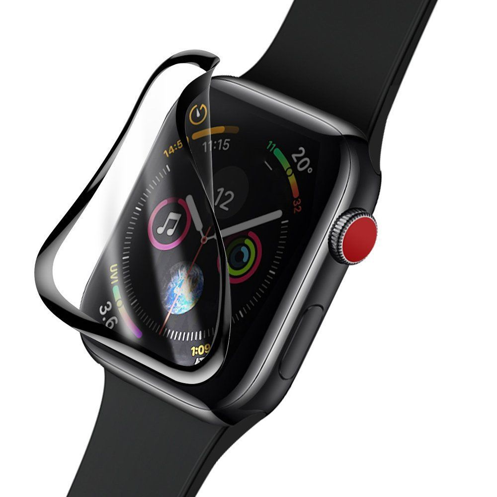 Защитная пленка AG-Ceramics для Apple Watch S7 (41 мм) Watch S8 (41 мм) (полное покрытие) черный, матовая #1