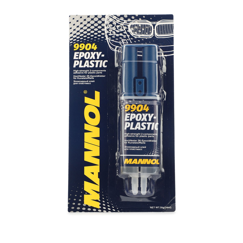 9904 MANNOL EPOXY PLASTIC 30 гр. Клей для пластмасс #1