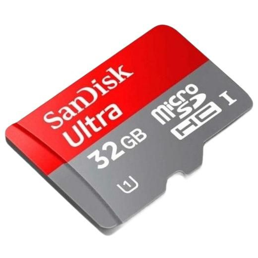 Карта памяти SanDisk Ultra MicroSDHC 32 ГБ, UHS-I, U1 (SDSQUA4-032G-GN6MN) #1