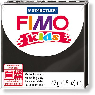 Полимерная глина для детей FIMO kids 9 (черный) 42г #1