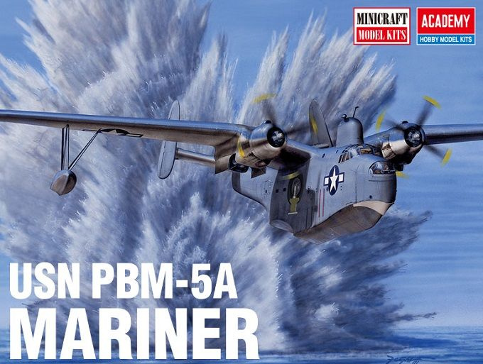 12586 Academy Самолет-амфибия PBM-5A Mariner Flying Boat 1/72 #1