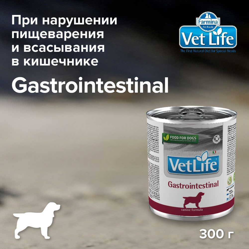 Диетический влажный корм Farmina Vet Life Dog Gastrointestinal с курицей для собак при заболеваниях ЖКТ #1