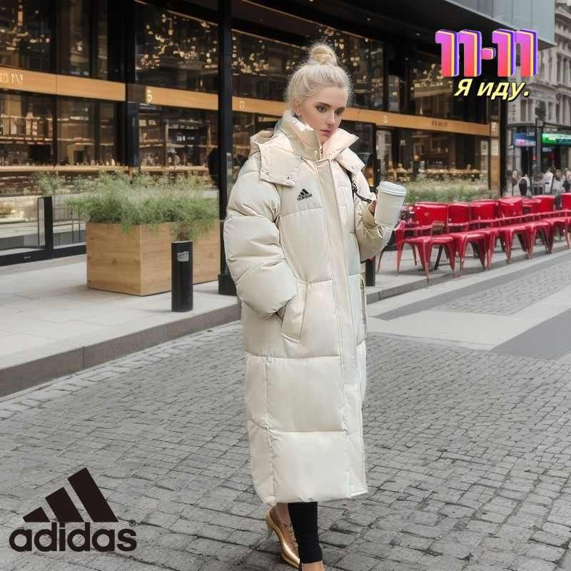 Пальто пуховое adidas #1