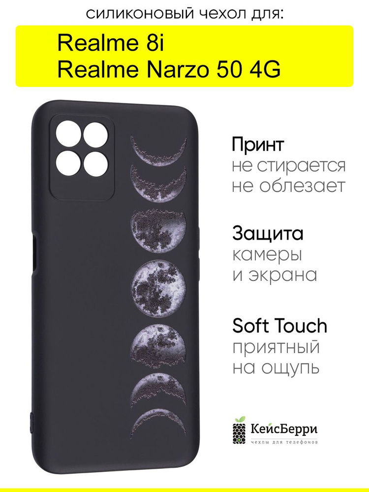 Чехол для Realme 8i / Narzo 50 4G, серия Soft #1