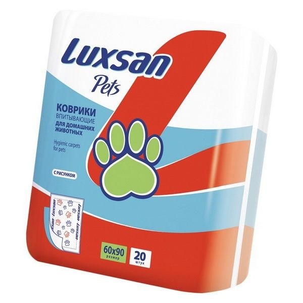 Пеленки для питомцев Luxsan Pets Premium 60х90 cм, 20 шт #1