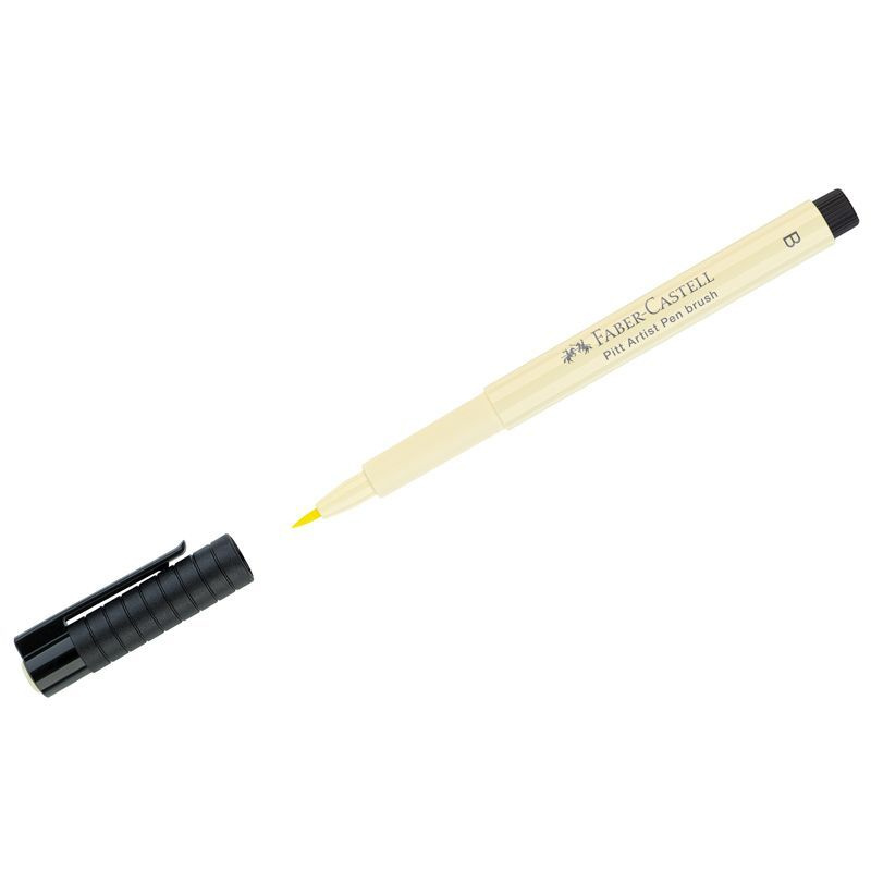 Ручка капиллярная Faber-Castell "Pitt Artist Pen Brush" цвет 103 слоновая кость, пишущий узел "кисть" #1