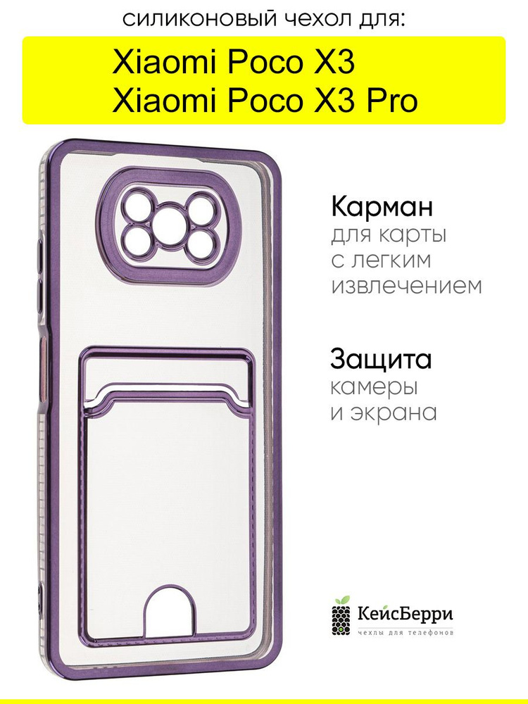 Чехол для Xiaomi Poco X3 (Pro), серия Metallic rim #1