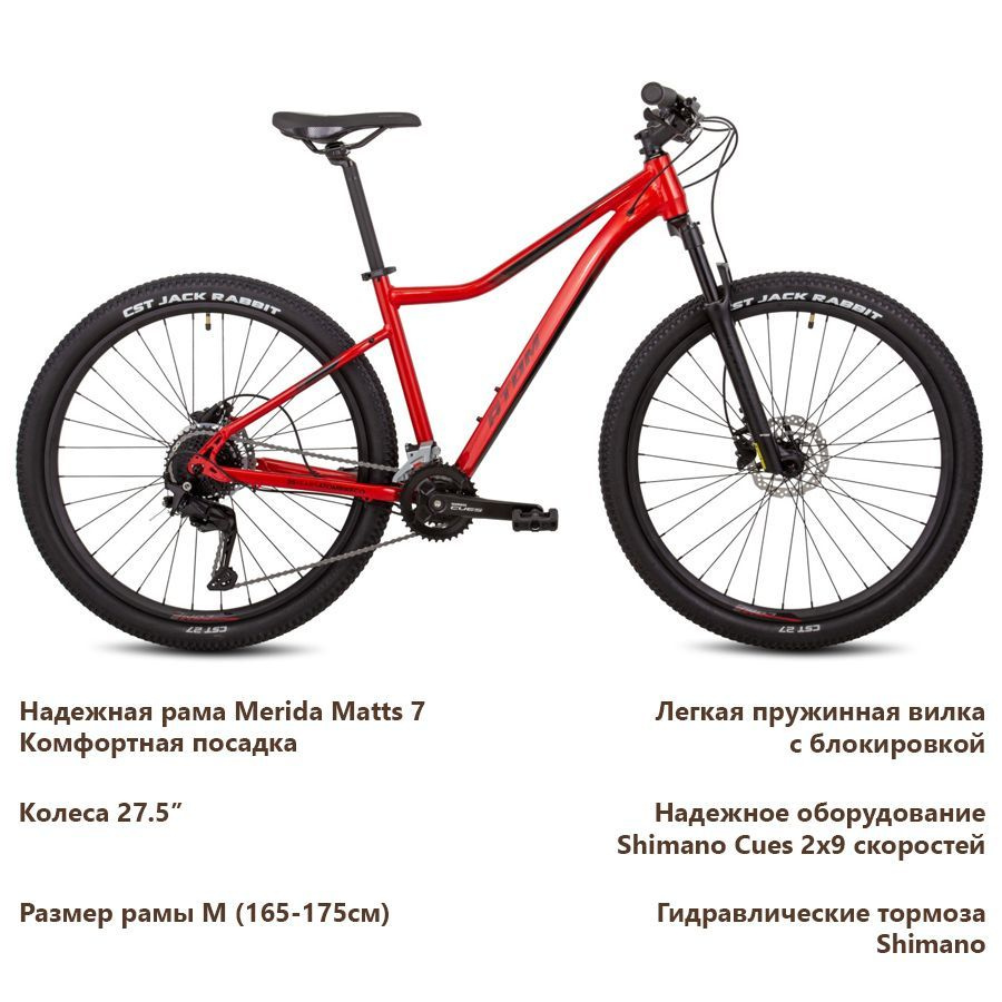 Велосипед ATOM Vibes Seven 50 (2024) Red, M #1