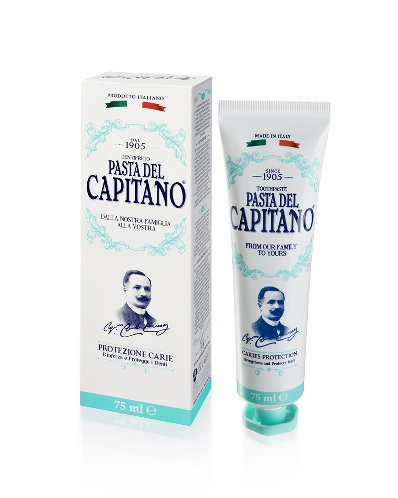 Зубная паста Pasta del Capitano 1905 Caries Protection 1905 Полная защита от кариеса 75 мл  #1