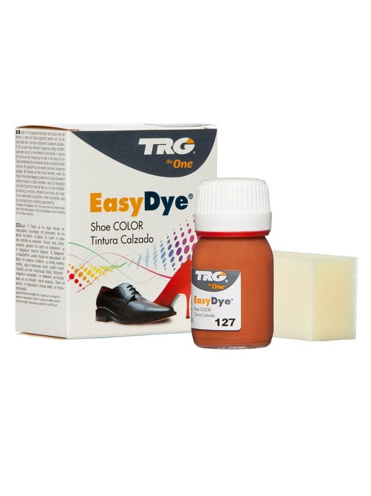 Краска для кожи TRG Easy Dye, банка стекло 25мл, (Mango) #127 #1