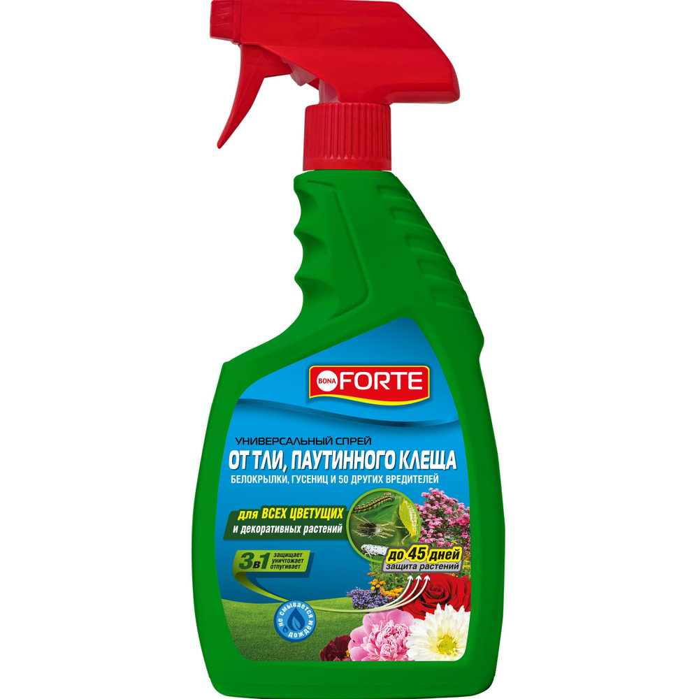 Спрей от тли, гусениц, паутинного клеща и других насекомых-вредителей ...