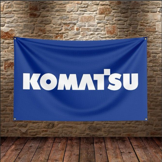 Флаг плакат баннер Komatsu Limited #1