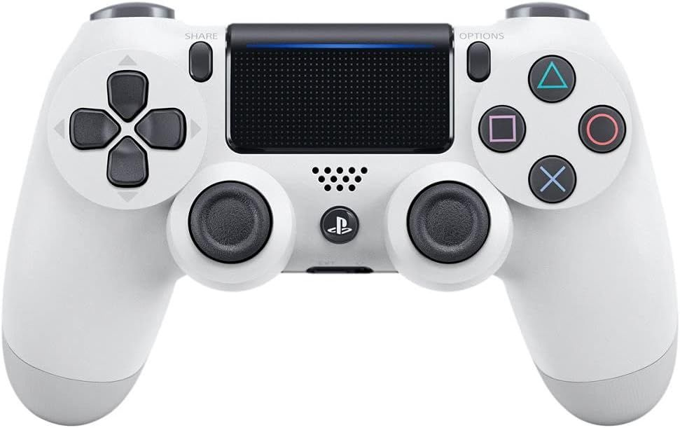 PlayStation Геймпад Dualshock 4 Controller Wireless V2 (Glacier White), Bluetooth, белый #1