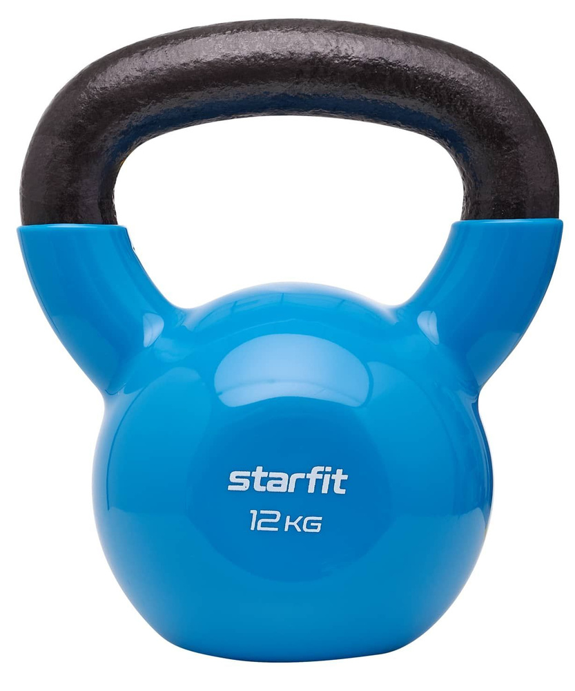 Гиря виниловая 12 кг, синий, DB-401 STARFIT купить на OZON по низкой ...