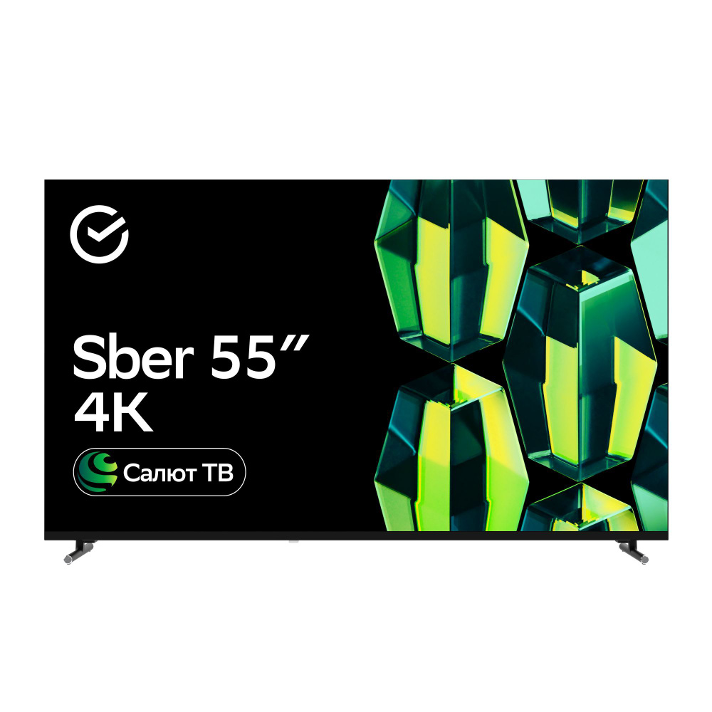 Sber Телевизор SDX-55U4139 55" 4K UHD, черный #1