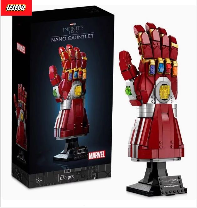 Строительные блоки Marvel Iron Man Nano Infinite Glove, совместимые с LE GO  #1