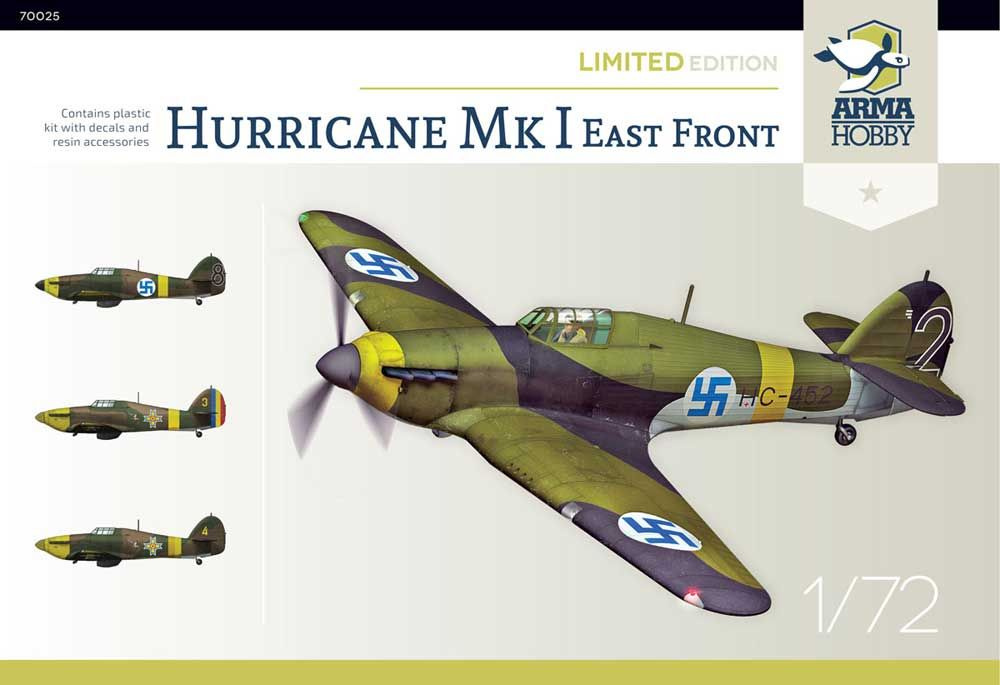 Сборная модель 1/72 Hawker Hurricane Mk.I Eastern Front Limited Edition(Arma Hobby) #1